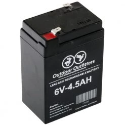 Outdoor Outfitters Rechargeable Lead Acid Battery 6V 4.5Ah