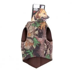 Outdoor Outfitters Hunting Dog Vest With Carry Handle 5mm Forest Camo