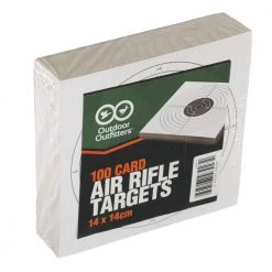 Outdoor Outfitters Heavy Card Targets 100 Pack 140mm X 140mm