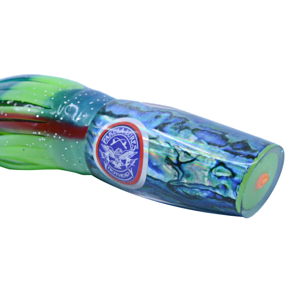 Pakula Paua Hothead Changa 25 Game Lure 228mm Lumo Green UV 2 Pakula Paua Hothead Changa 25 Game Lure 228mm Lumo Green UV - Image 2