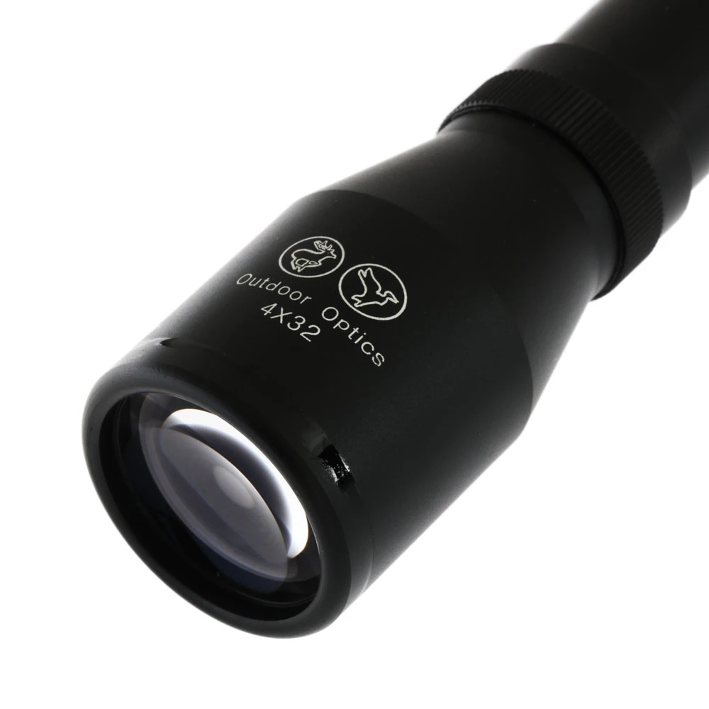 Outdoor Outfitters Outdoor Optics Rifle Scope 4X32 Matte Duplex 4 Outdoor Outfitters Outdoor Optics Rifle Scope 4X32 Matte Duplex - Image 4