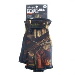 Outdoor Outfitters Neoprene Camo Fingerless Gloves M