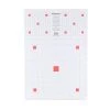 Outdoor Outfitters A3 Paper Targets With Red Squares Qty 10