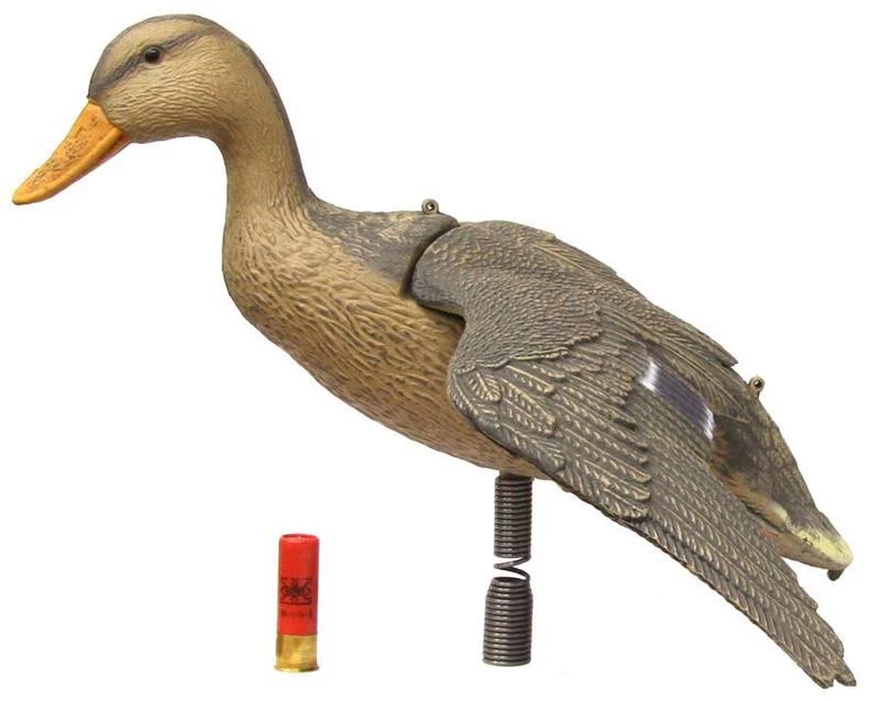 Outdoor Outfitters 25in Flying Mallard Hen With Spring And Pole 1 Outdoor Outfitters 25in Flying Mallard Hen With Spring And Pole