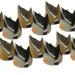 Outdoor Outfitters 8in Mallard Feeding Butt Decoy 6 Drakes 6 Hens