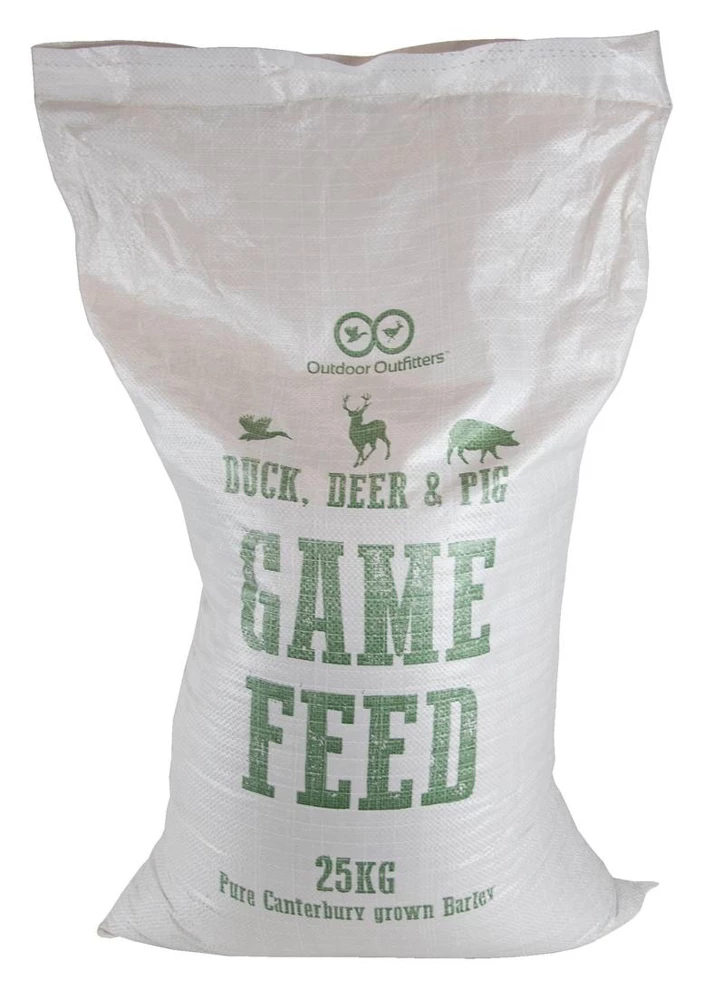 Outdoor Outfitters Barley Game Feed 25kg Bag For Ducks/Deer/Pigs 1 Outdoor Outfitters Barley Game Feed 25kg Bag For Ducks/Deer/Pigs