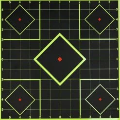 Outdoor Outfitters 300mm Outdoor Outfitters High Viz Targets 5 Pack Self Sticking